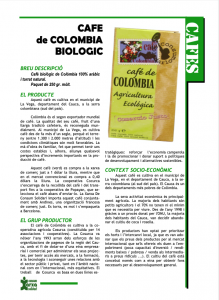 Cafe de Colombia Biologic